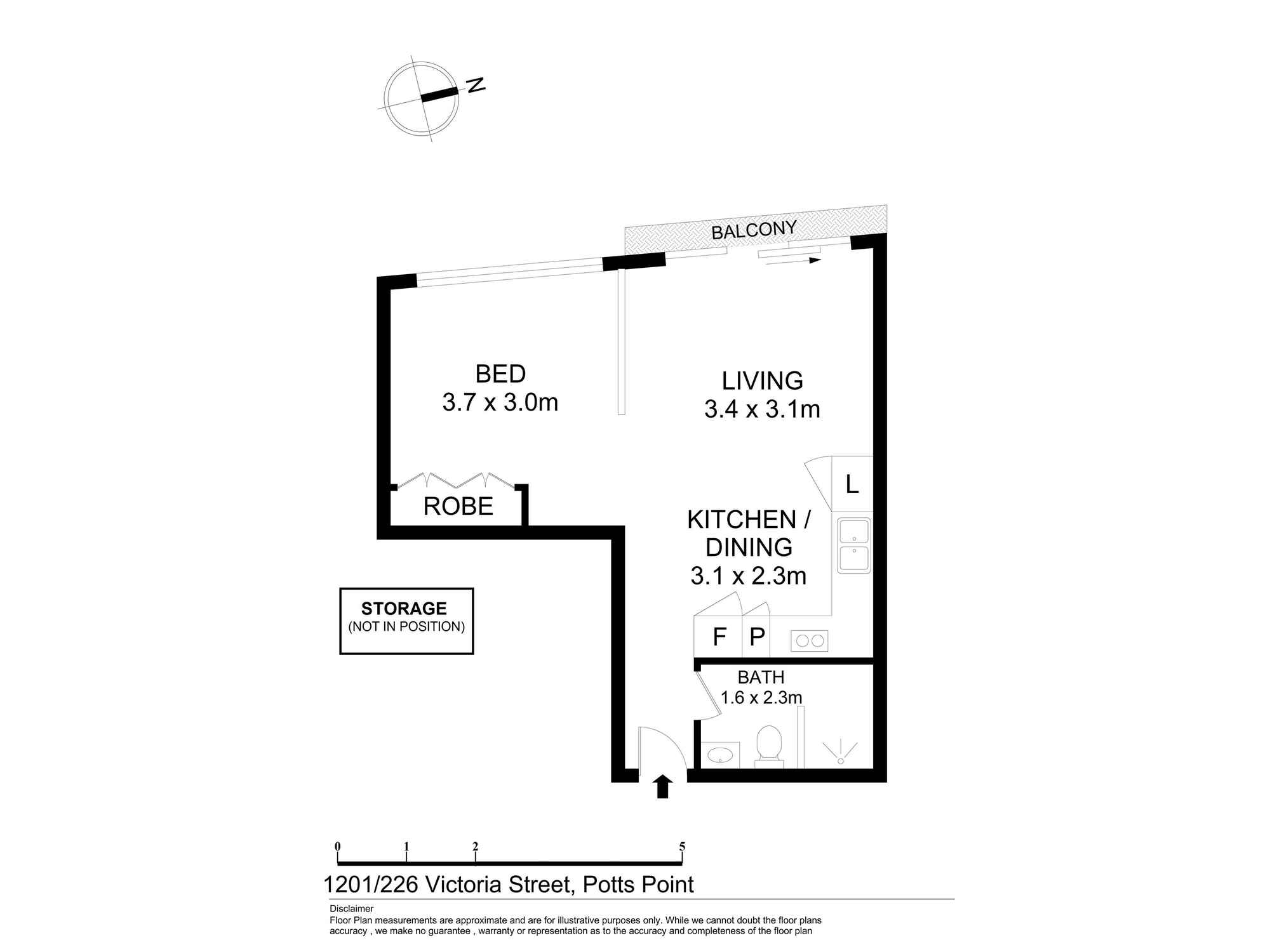 1201/226 Victoria Street Potts Point