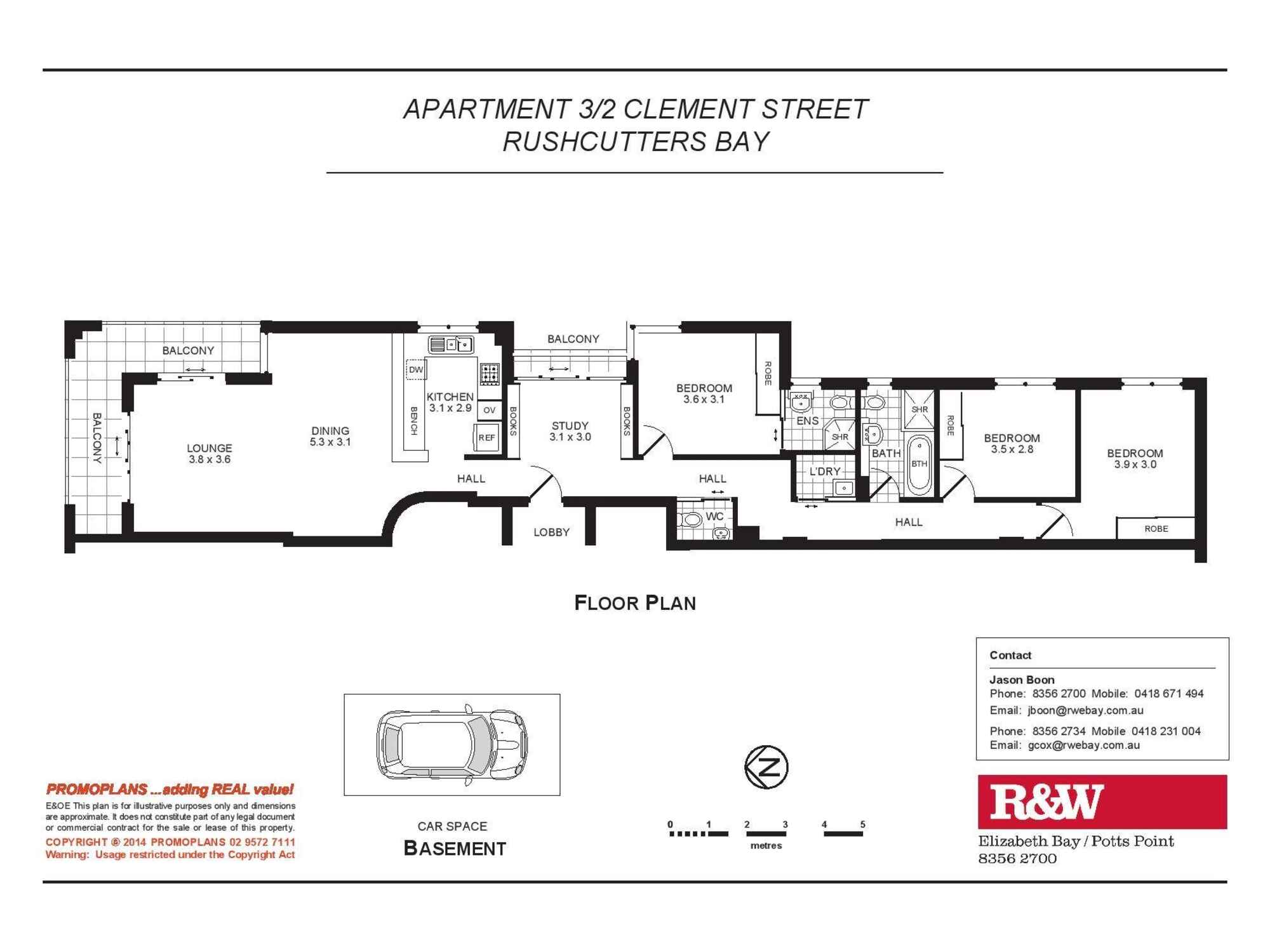 3/2 Clement Street Rushcutters Bay