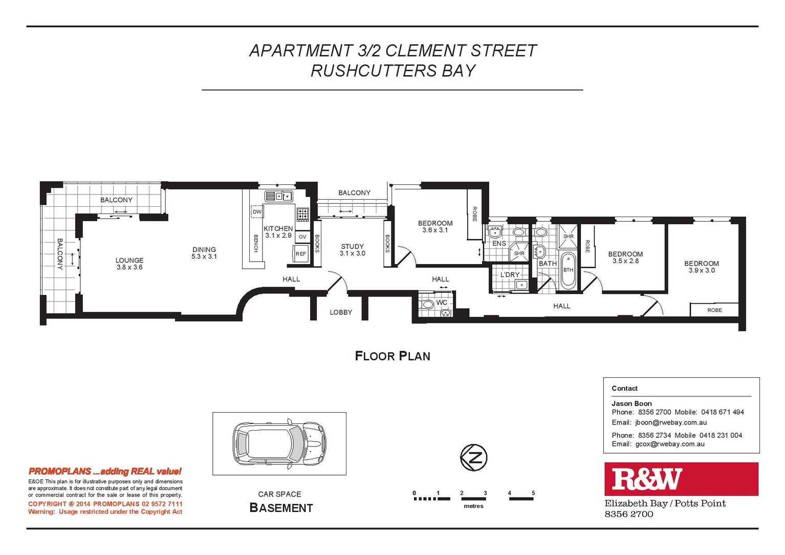 3/2 Clement Street Rushcutters Bay