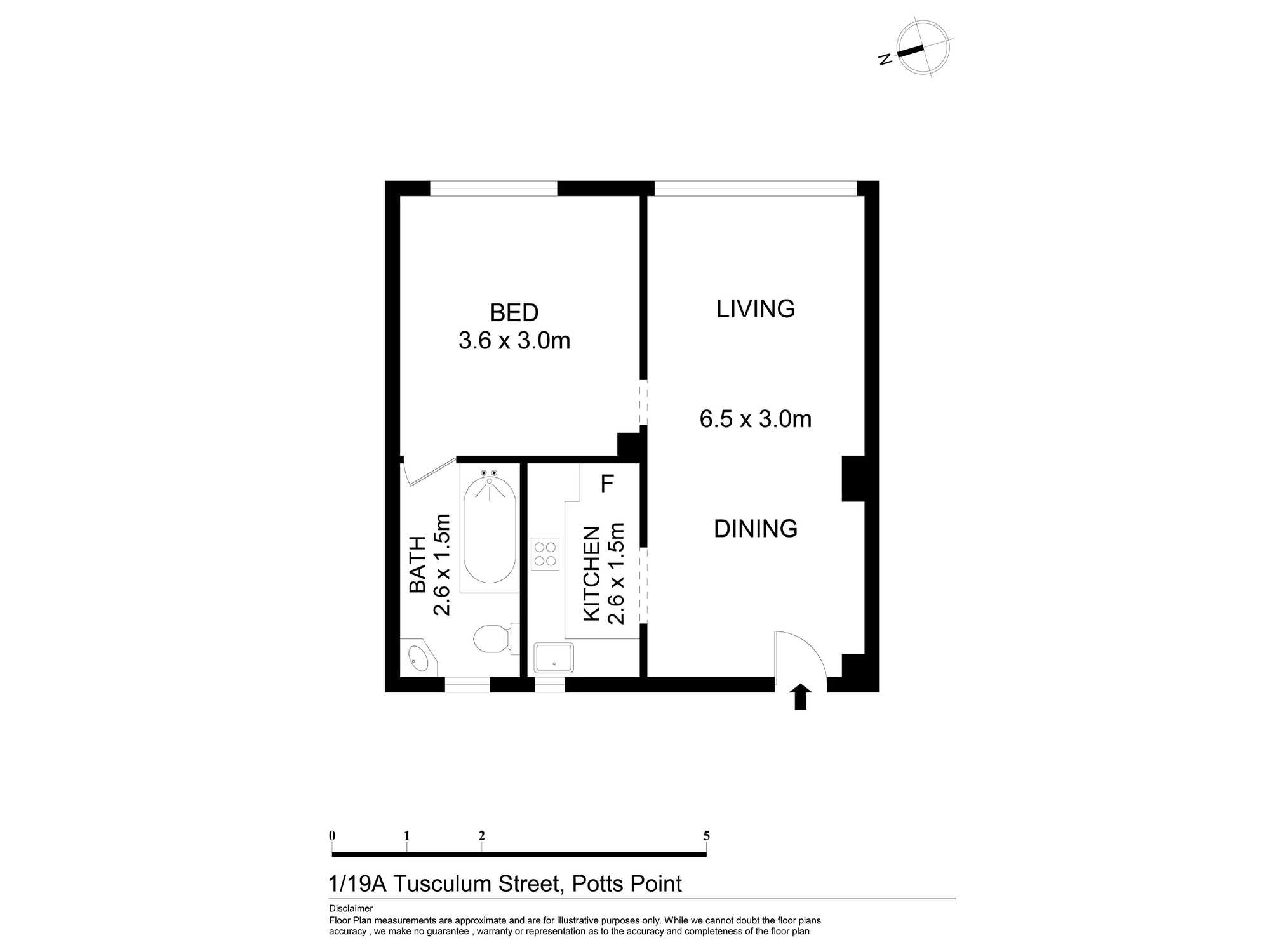 1/19A Tusculum Street Potts Point