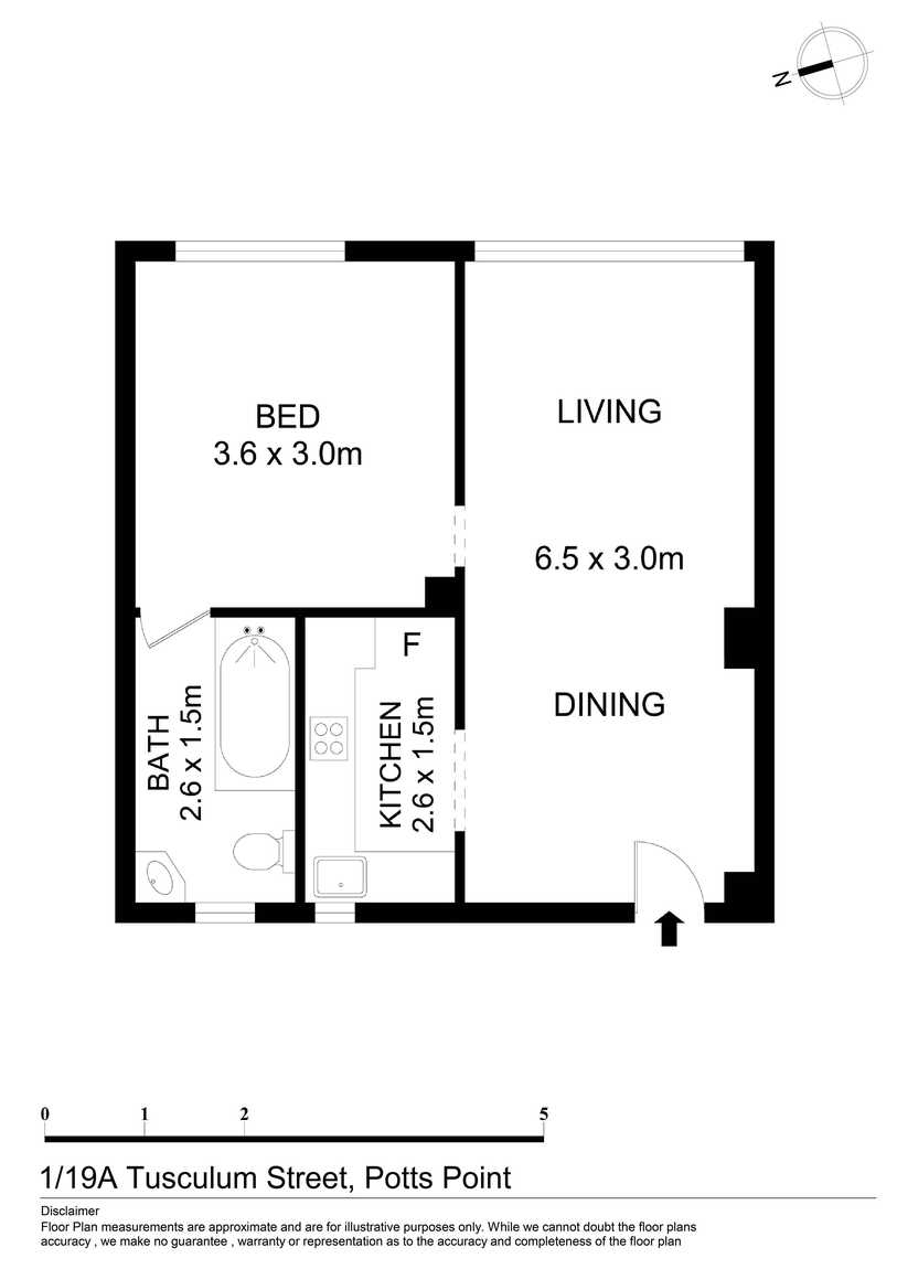 1/19A Tusculum Street Potts Point