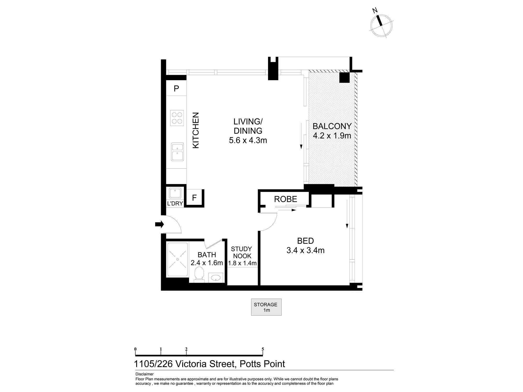 1105/226 Victoria Street Potts Point
