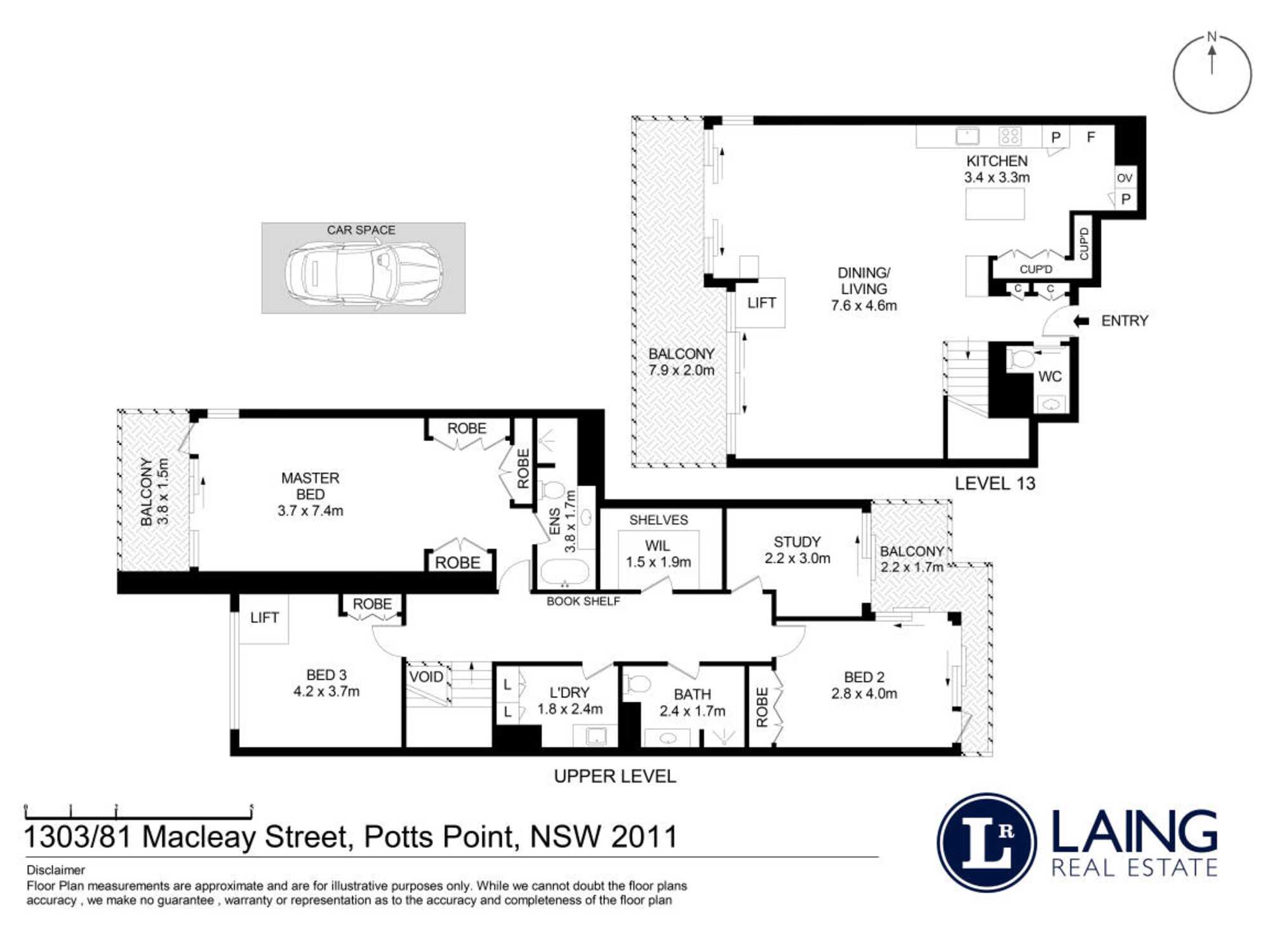 1303/81 Macleay Street Potts Point