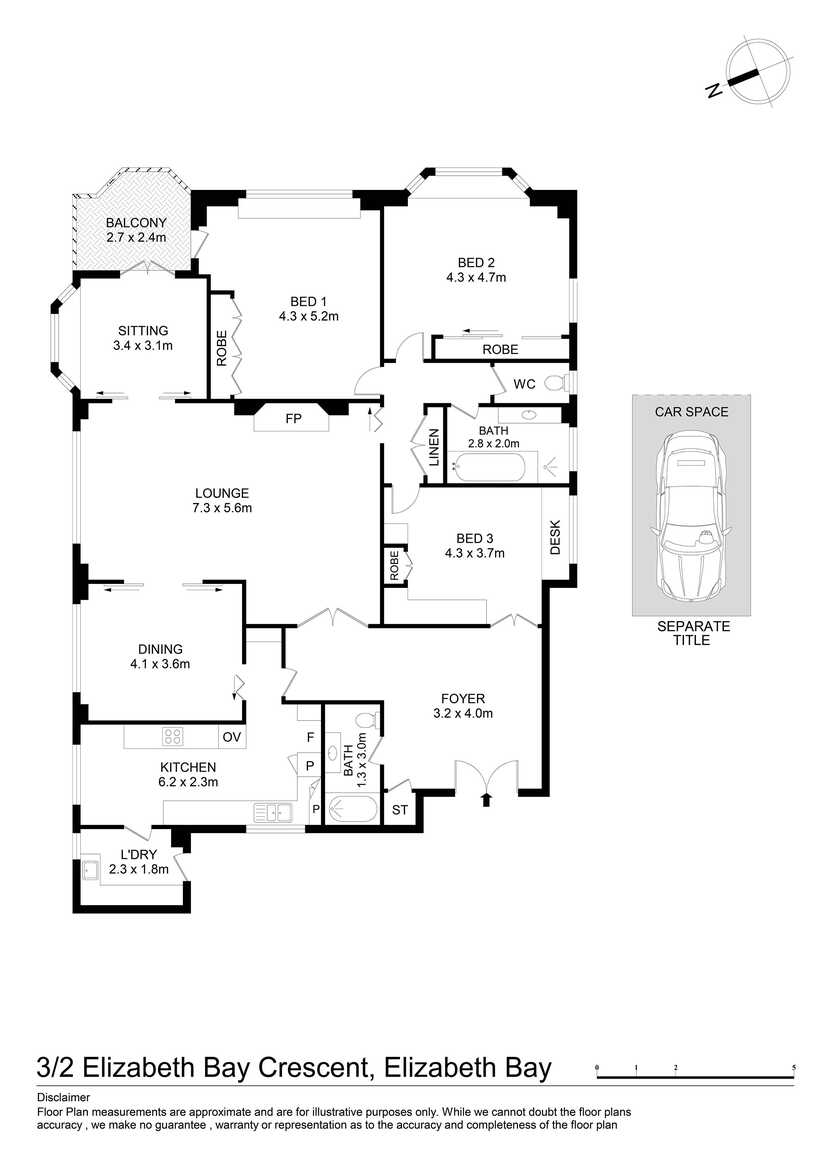 3/2 Elizabeth Bay Crescent Elizabeth Bay