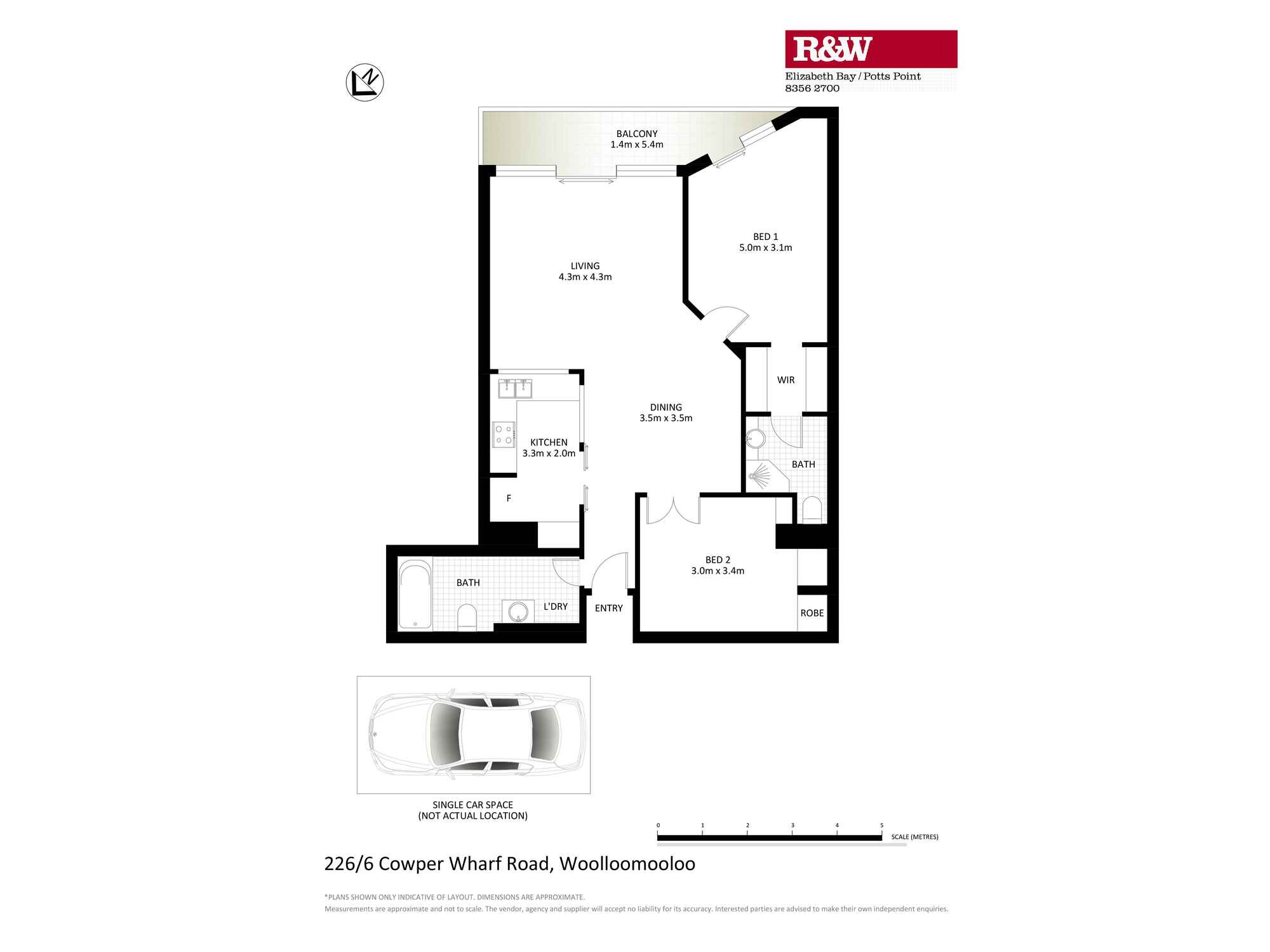 226/6 Cowper Wharf Road Woolloomooloo