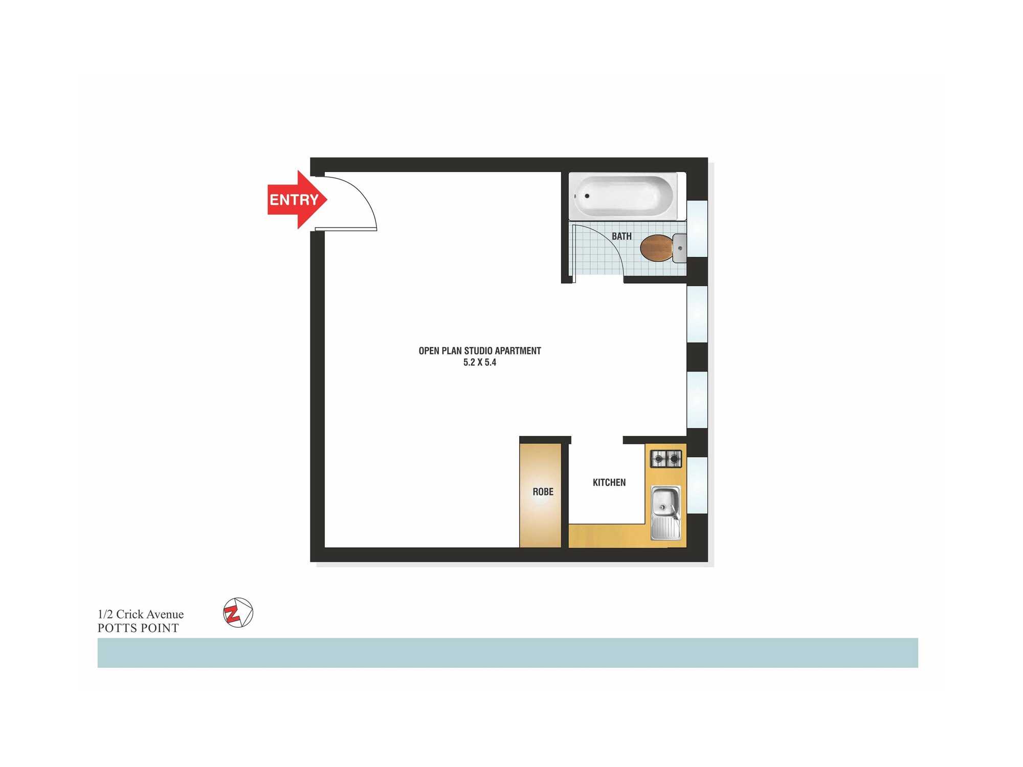 1/2 Crick Avenue Elizabeth Bay 1/2 Crick Avenue Elizabeth Bay