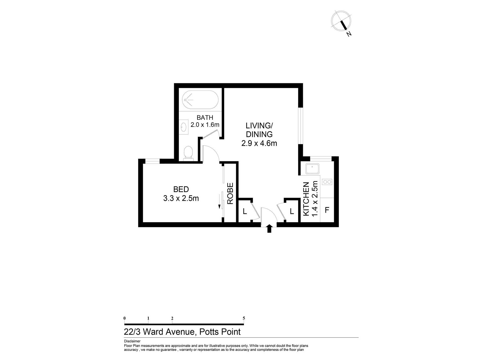 22/3 Ward Avenue Potts Point 22/3 Ward Avenue Potts Point