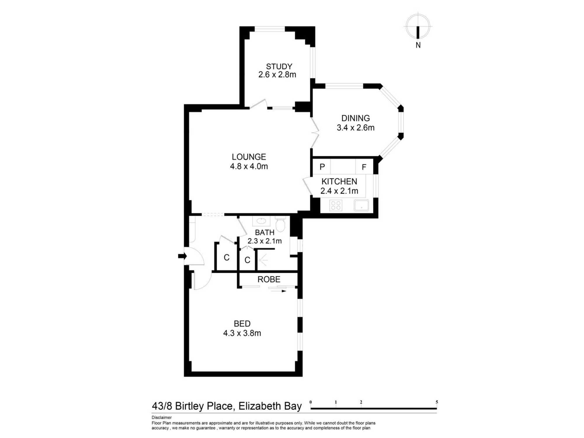 43/8 Birtley Place Elizabeth Bay