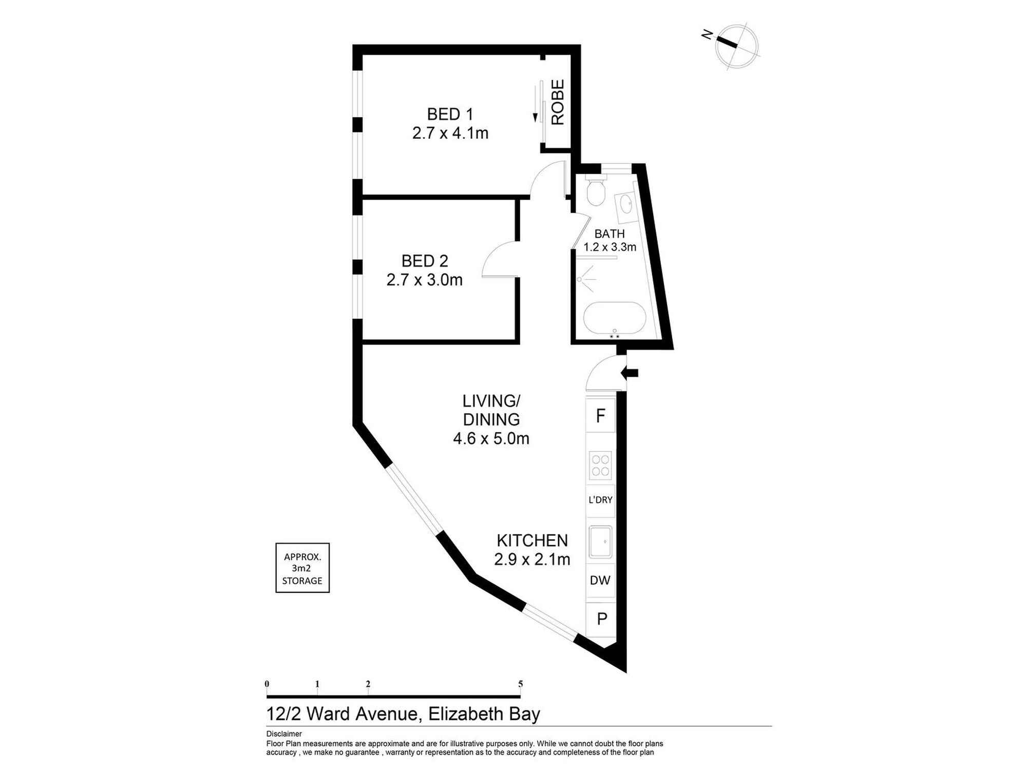 12/2 Ward Avenue Elizabeth Bay