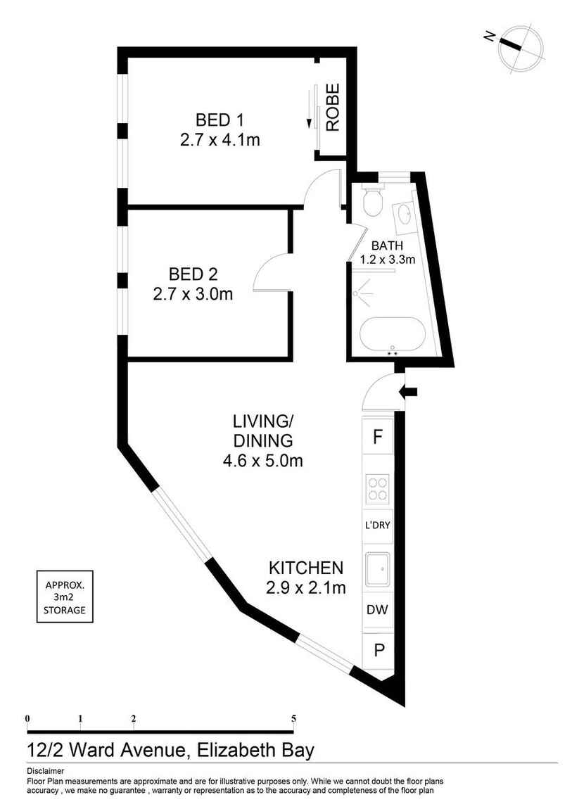 12/2 Ward Avenue Elizabeth Bay